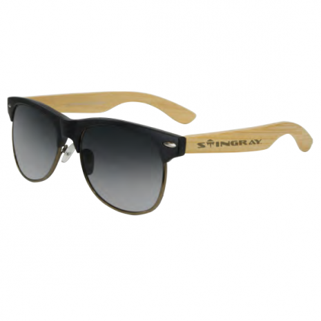 Stingray Organic Bamboo Matte Black Polarized Sunglasses Stingray Organic Bamboo Matte Black Polarized Sunglasses