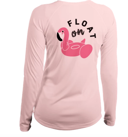 Ladies Float On L/S - Performance Pink Ladies Float On L/S - Performance Pink