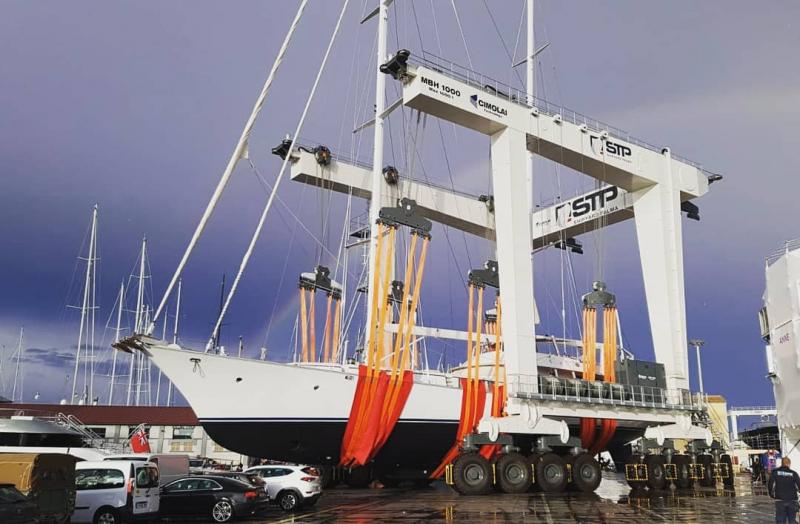 Mobile Boat Hoist MBH 1000 - Cimolai Technology Mobile Boat Hoist MBH 1000 - Cimolai Technology