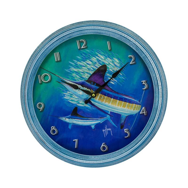 GH 15" MARLIN CLOCK GH 15" MARLIN CLOCK