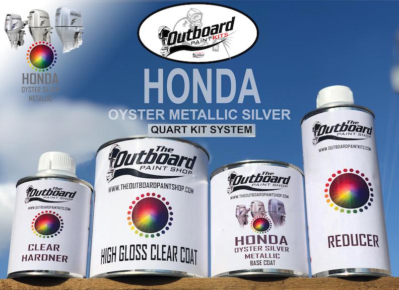 HONDA OYSTER SILVER METALLIC ALL MODELS 1 Quart Refinishing Kit HONDA OYSTER SILVER METALLIC ALL MODELS 1 Quart Refinishing Kit