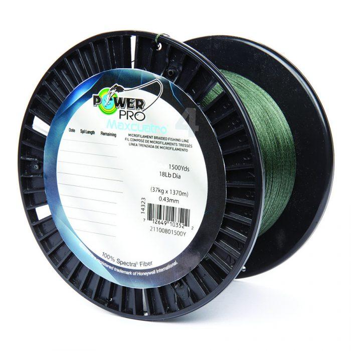 PowerPro MaxCuatro Spectra HT Braided Fishing Line PowerPro MaxCuatro Spectra HT Braided Fishing Line