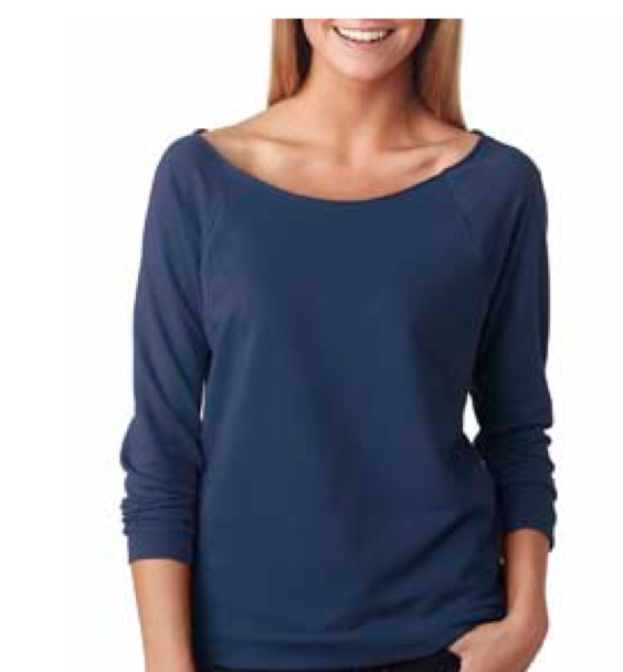 6951 Next Level Ladies' French Terry 3/4-Sleeve Raglan 6951 Next Level Ladies' French Terry 3/4-Sleeve Raglan