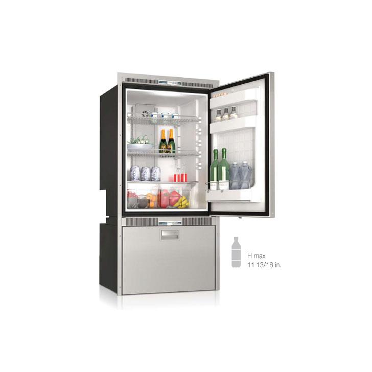 DW250IXP4-EFV upper refrigerator compartment lower refrigerator compartment - Yachts and Motorhomes - Vitrifrigo DW250IXP4-EFV upper refrigerator compartment lower refrigerator compartment - Yachts and Motorhomes - Vitrifrigo