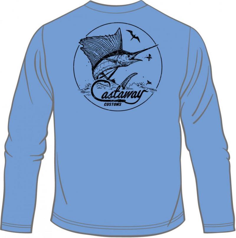 Men’s Performance Long Sleeve Sailfish Tee Men’s Performance Long Sleeve Sailfish Tee