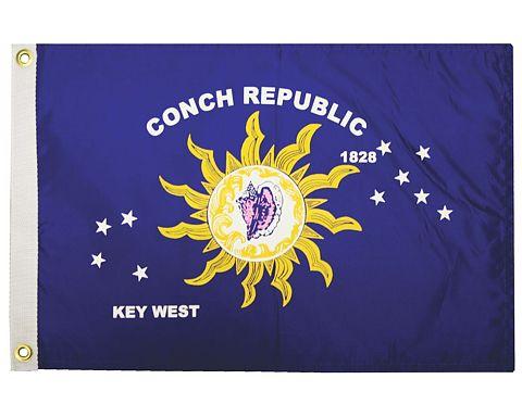 Conch Republic Flag 12x18 Conch Republic Flag 12x18